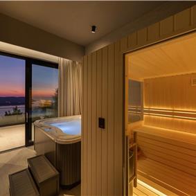 Luxury 5-Bedroom Sea-View Villa with Heated Infinity Pool in Orasac near Dubrovnik – Sleeps 10